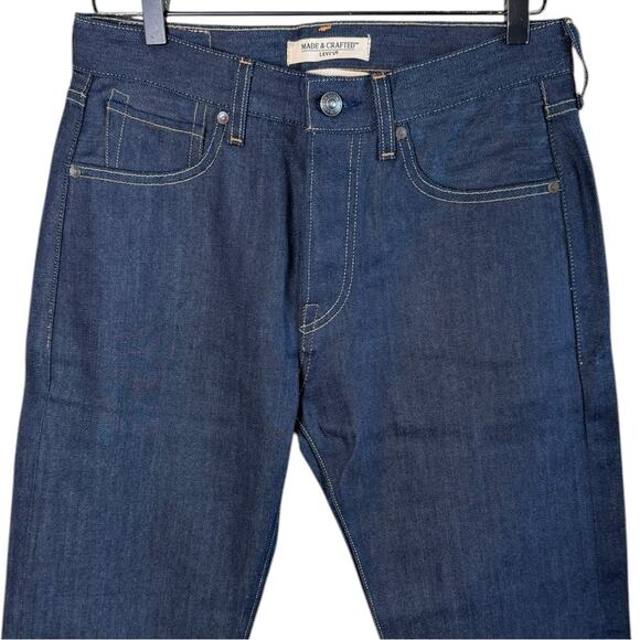 Levi’s Men’s Sz 30 x 32 Ruler Straight Jeans Made & Crafted - Picture 2 of 10